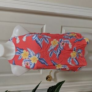 Old Navy Women's Sleeveless Hawaiian Print Floral Top Size XS
